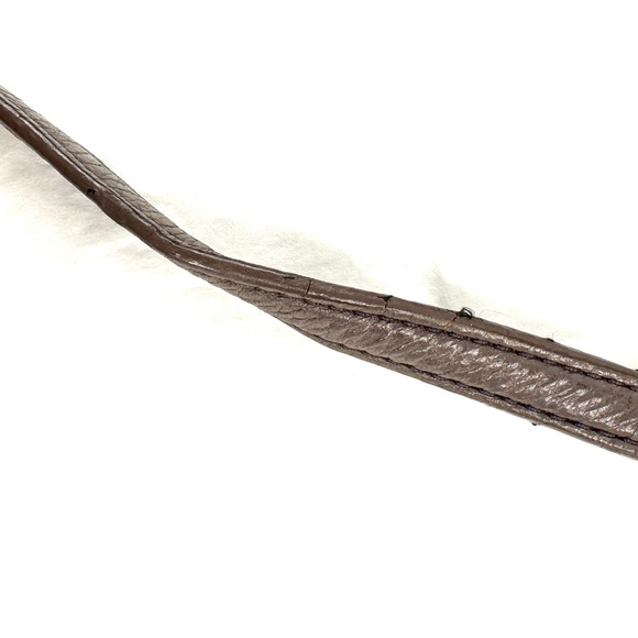 Kate Spade Taupe Pebbled Leather Medium Magnetic Flap Crossbody Bag Purse Brass - Picture 13 of 14